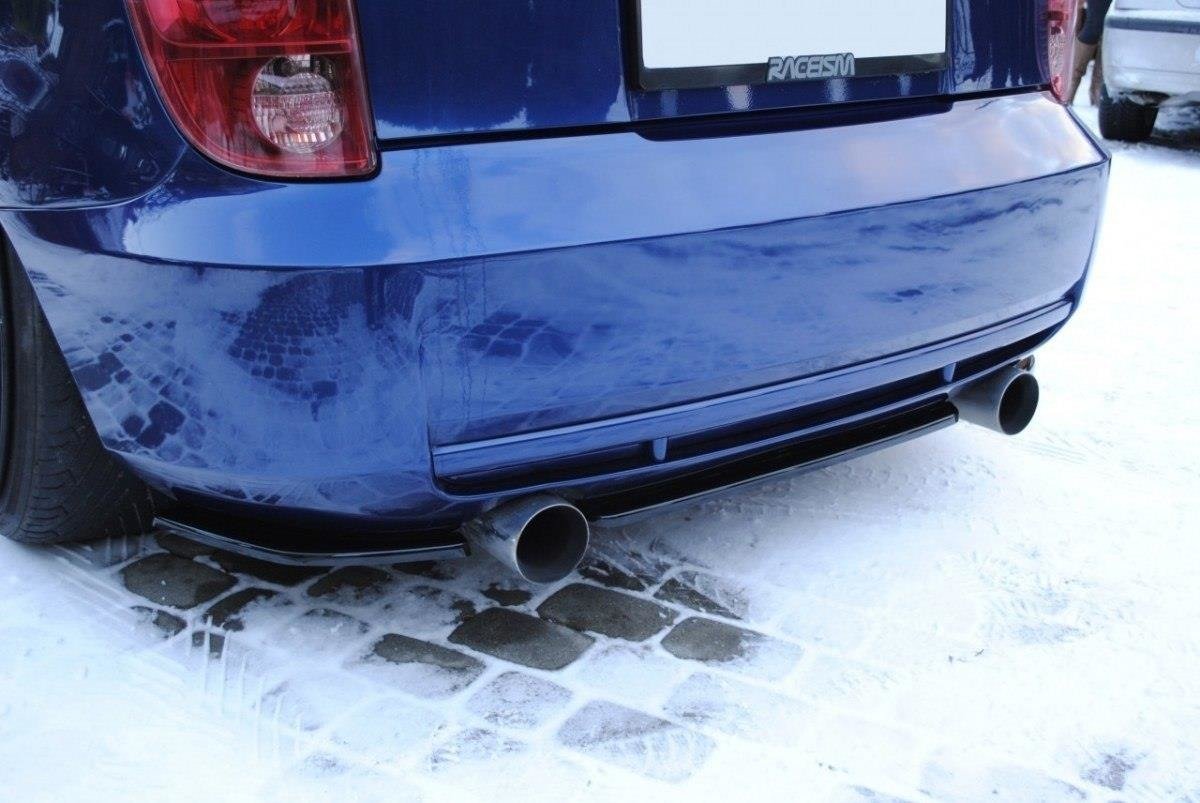 Mittlerer Diffusor Heck Ansatz für TOYOTA CELICA T23 vor Facelift Carbon Look