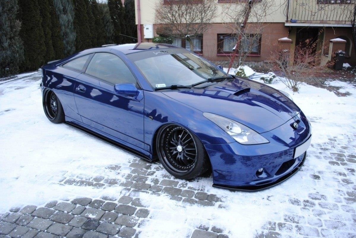 Seitenschweller Ansatz für TOYOTA CELICA T23 TS vor Facelift Carbon Look