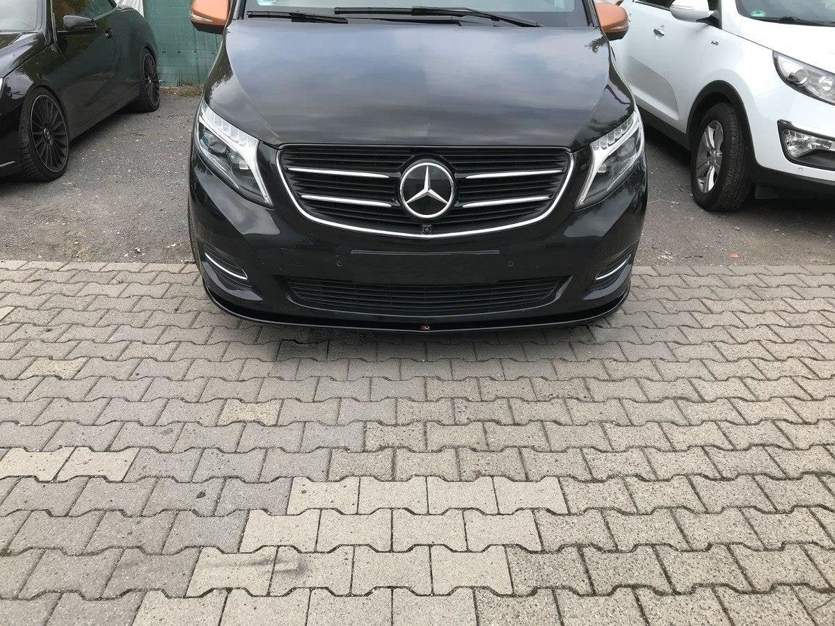 Front Ansatz für v.1 Mercedes V-Klasse W447 schwarz matt