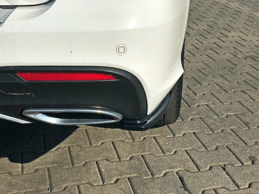 Heck Ansatz Flaps Diffusor für Mercedes GLE W166 AMG-Line Carbon Look