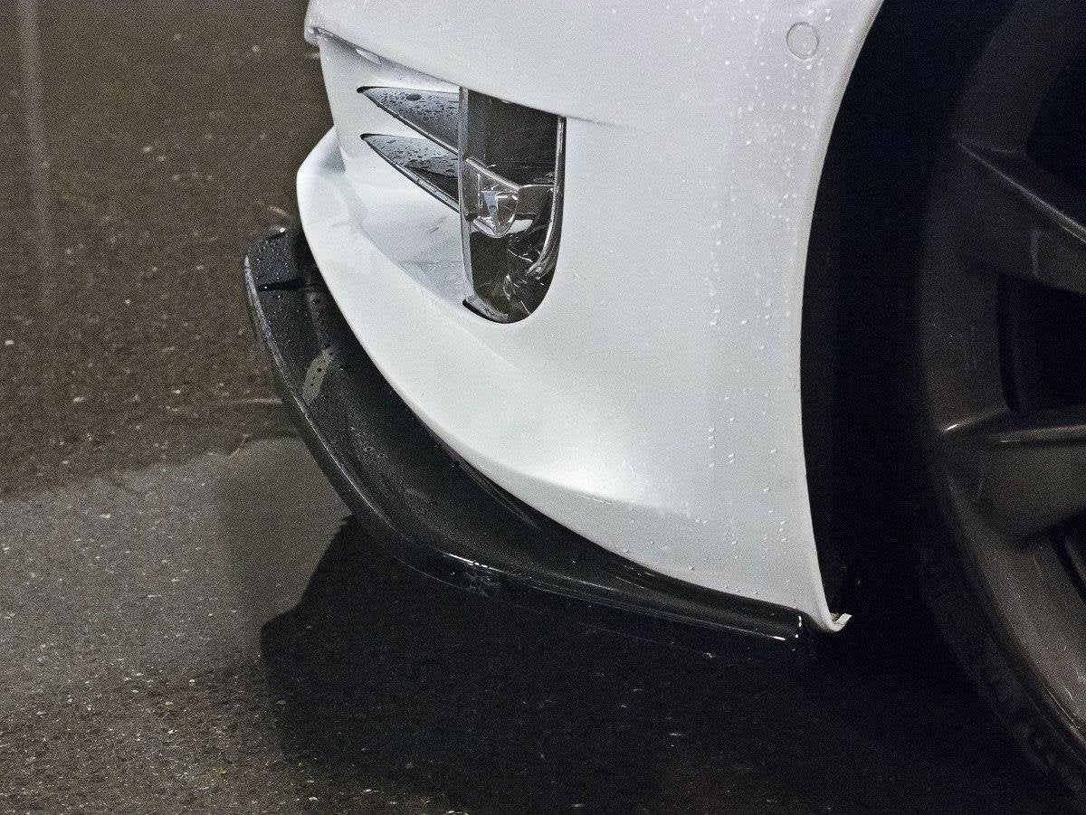 Front Ansatz V.1 für Tesla Model S Facelift schwarz Hochglanz