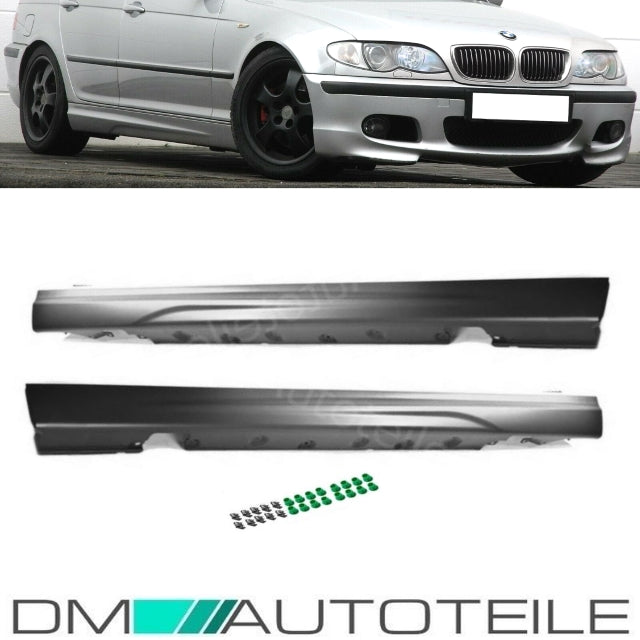 Seitenschweller SET SPORT passt für BMW 3er E46 Limo Touring Serie & M Paket II + ABE*