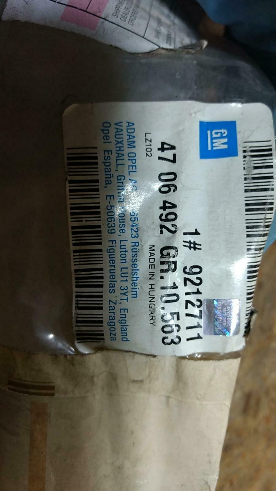 Agila A Sicherungsstange Türschloss h.r original GM Opel NEU