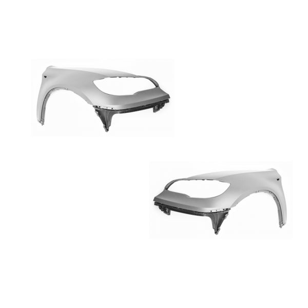 Kotflügel vorne SET ABS grundiert +Blinkerloch passt für BMW X6 E71 bj 07-14