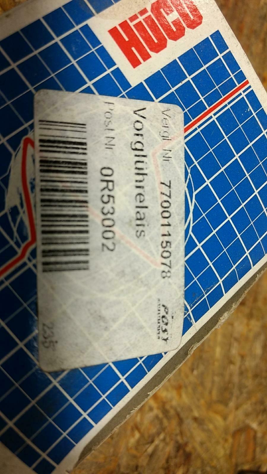 Movano Vivaro Steuergerät Glühzeit original Hüco NEU