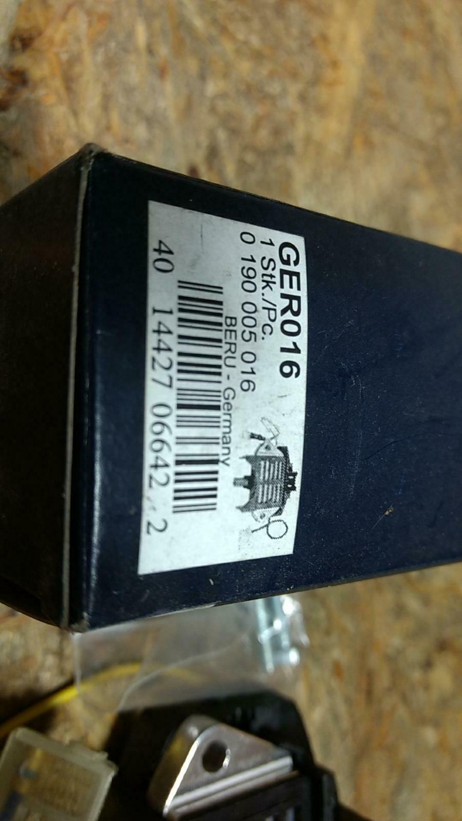 Astra MK3 Generatorregler Spannung 14,4V original Beru NEU