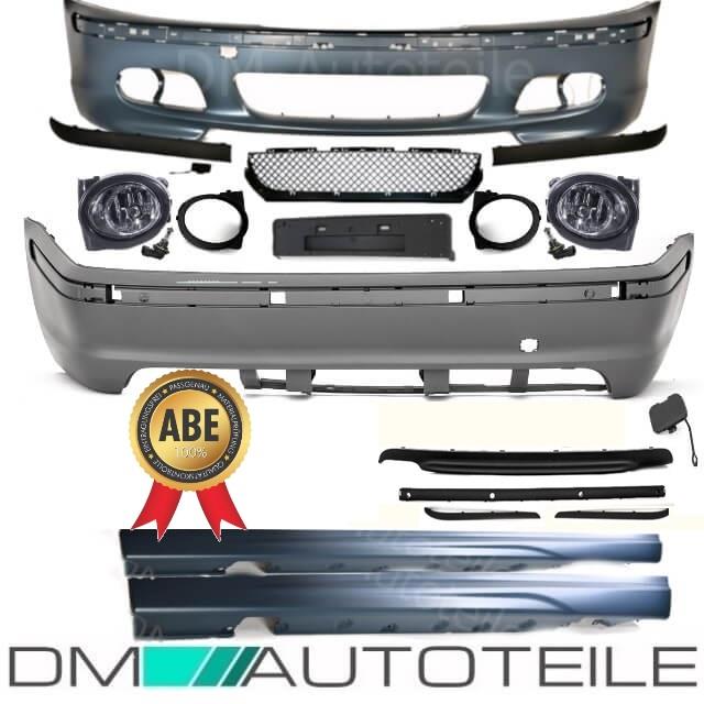 LIMOUSINE Bodykit Stoßstange Set passt für BMW E46+Zubehör für M Paket II +ABE