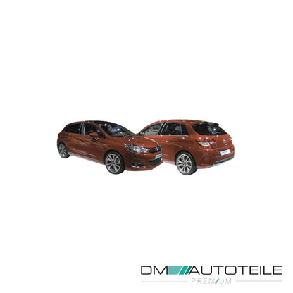 Stoßstange vorne mit PDC mit SRA grundiert passt für Citroën C4 (B7) 2010-2017