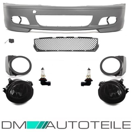COUPE CABRIO Stoßstange vorne+NSW Smoke für M-Paket II passt für BMW E46 nicht M