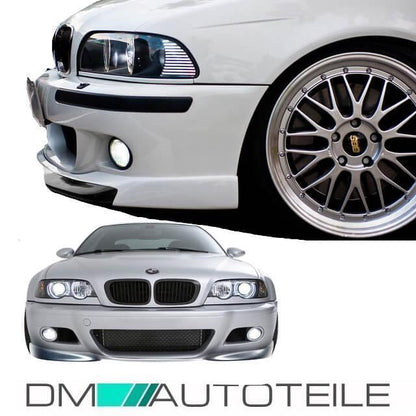 Sport Front Stoßstange SET+Nebel Smoke für M Paket II passend auf BMW E46 +ABE*