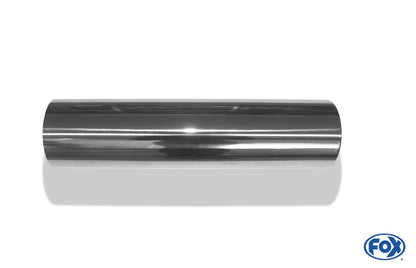 FOX Anschweißendrohr Typ 13 Ø 100 mm / Länge: 400 mm - rund / eingerollt / gerade / mit Absorber