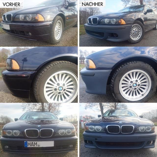 SPORT Stoßstange ABS ohne PDC/SRA+ Nebel Set für M5 M+NIETEN passt für BMW E39