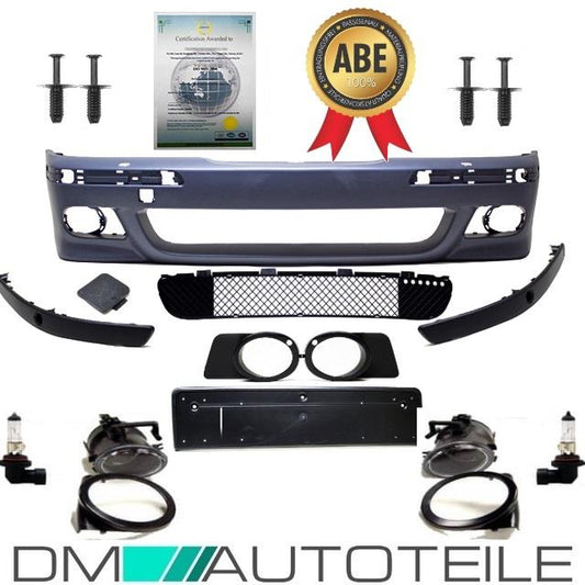 STOßSTANGE vorne für SRA+PDC+Nebel+MONTAGE SET passt für BMW E39 außer M5 M ABE*