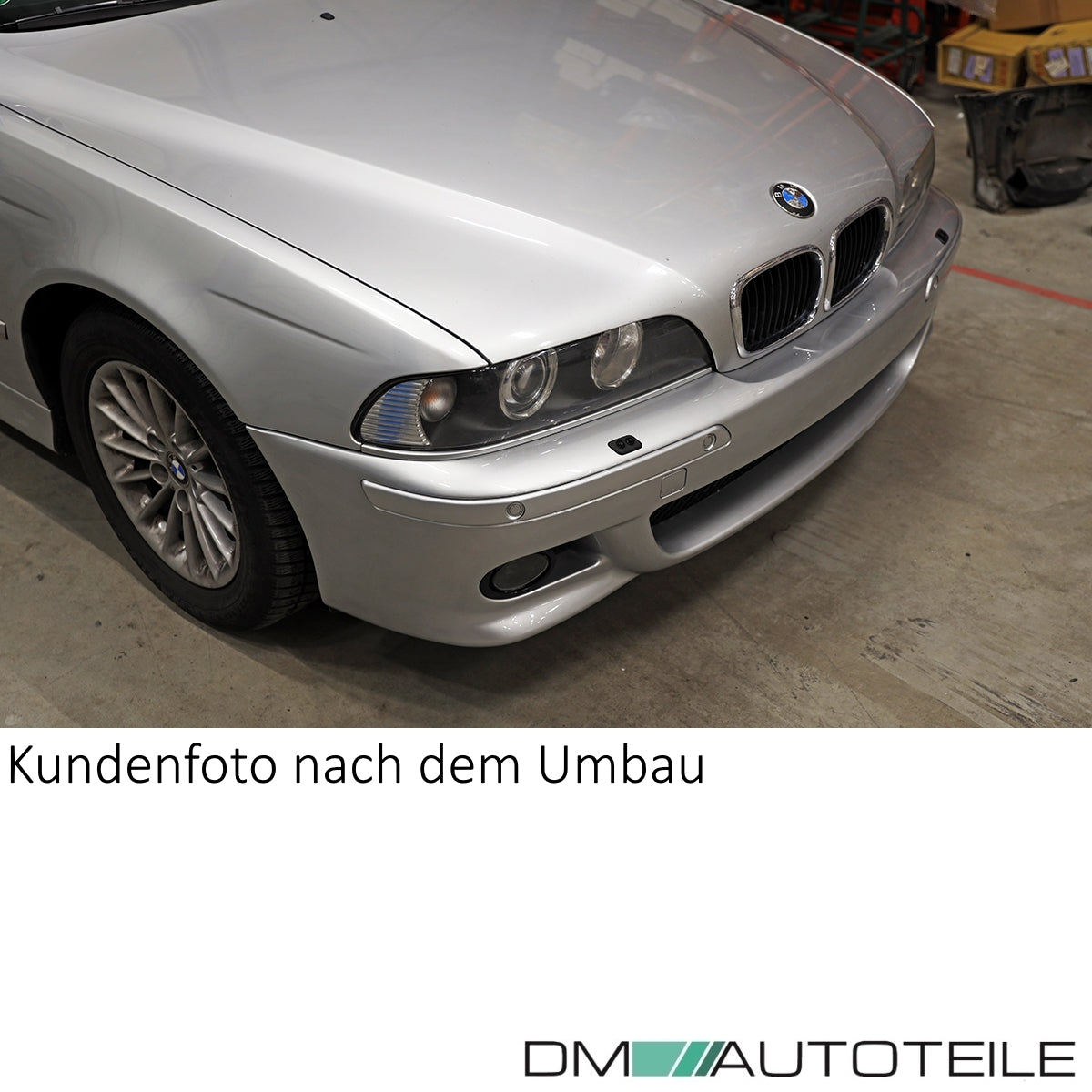 STOßSTANGE vorne für SRA+PDC+Nebel+MONTAGE SET passt für BMW E39 außer M5 M ABE*