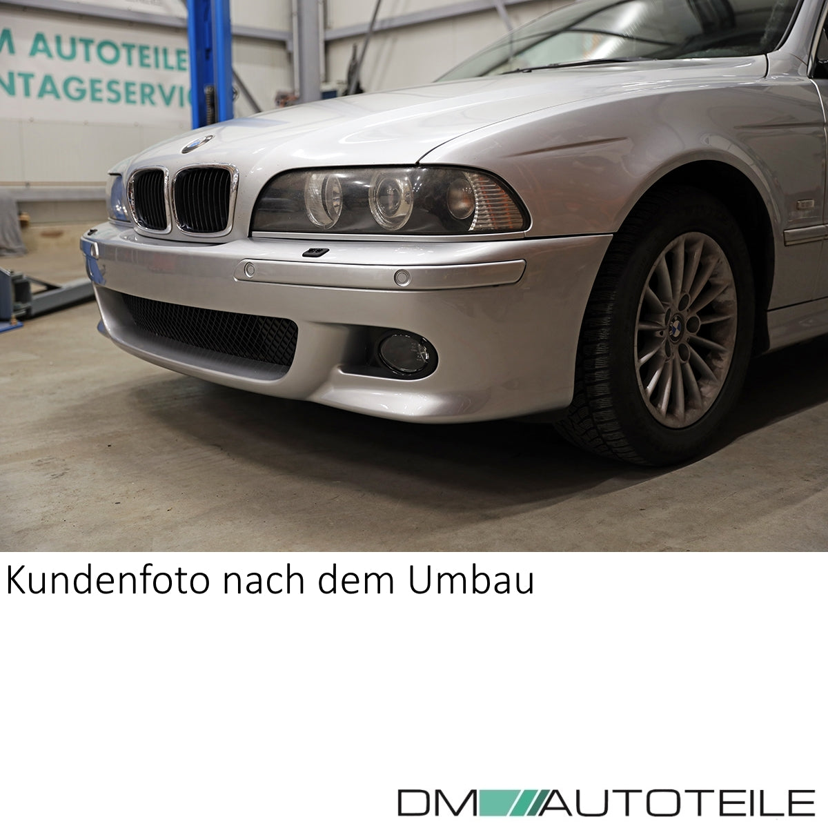 STOßSTANGE vorne für SRA+PDC+Nebel+MONTAGE SET passt für BMW E39 außer M5 M ABE*
