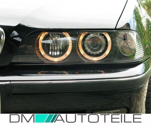 XENON Angel Eyes Scheinwerfer Schwarz D2S Facelift Kit+Brenner passt für BMW E39