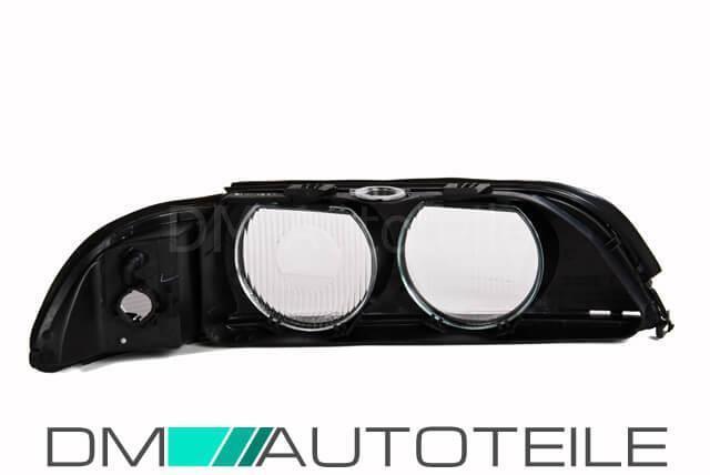 Satz FACELIFT Upgrade Scheinwerfer Gehäuse Blinker Smoke passt für BMW E39 95-00