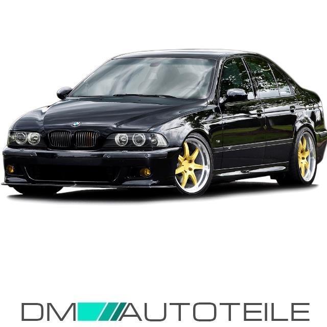 SET Sport STOßSTANGE vorne passt für BMW E39 nicht M5 M +Nebel Gelb+NIETEN+*ABE