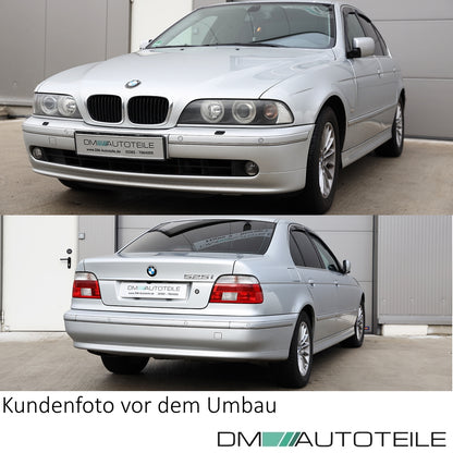 Stoßstange SRA+PDC Front Heck ABS grundiert passt für BMW E39 95-04 nicht M+ABE