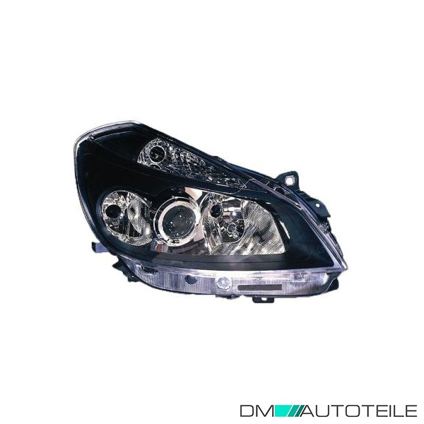 Hauptscheinwerfer rechts H7/H1/H7 mit Motor passt für Renault Clio III 05-09