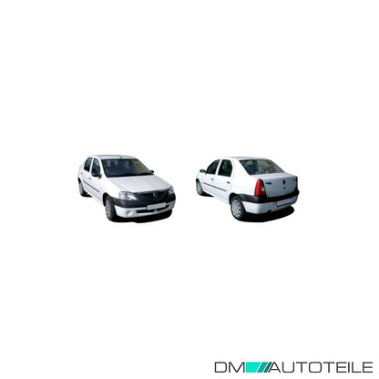 Stoßstange hinten lackierfähig passt für Dacia Logan (LS) 05-08 Limousine