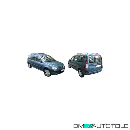 Stoßstange vorne schwarz passt für Dacia Logan MCV 06-08 mit Nebelscheinwerfer