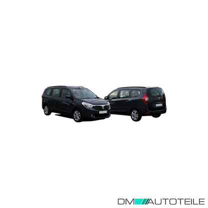 Stoßstange hinten schwarz passt für Dacia Lodgy JS ab 2012-2020 lackierfähig