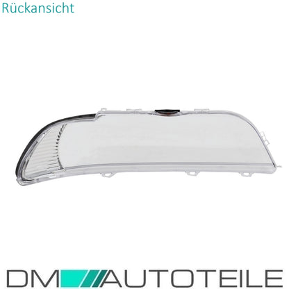 FACELIFT Scheinwerferglas Scheinwerfer Gehäuse Streuscheibe Weiß passt für BMW 5er E39 ab 2000>
