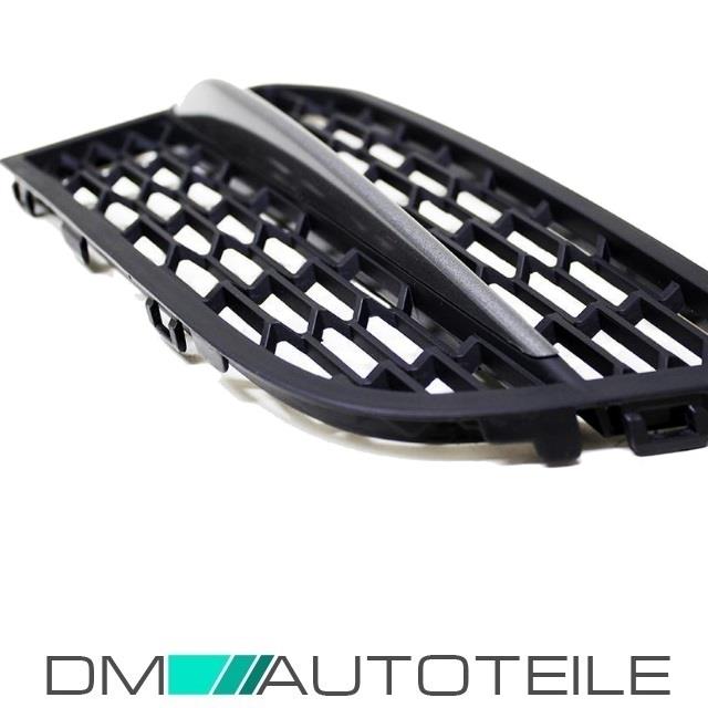 Umbau Gittereinsatz Stoßstange Gitter Links Rechts passend für BMW 5er F10 F11 M-Paket 550