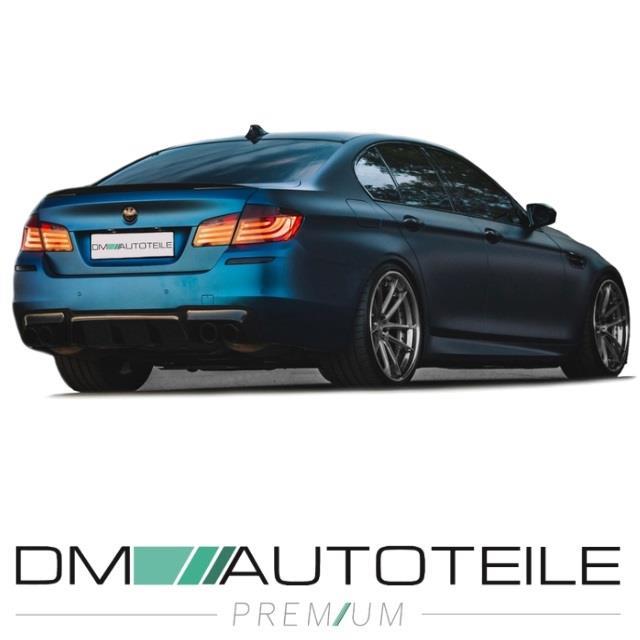 Diffusor Gold-Carbon Glanz 4-Rohr passend für BMW F10 F11 M5 Performance Umbau