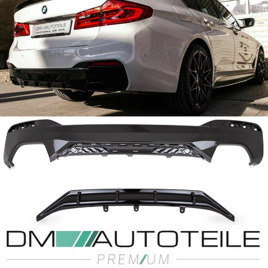 Diffusor Heckdiffusor Sport-Performance Carbon hochglanz passend für BMW 5er G30 G31 mit M-Paket