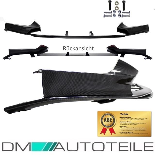 Sport-Performance Carbon Glanz Frontspoiler Spoiler für BMW F22 F23 M-Paket +ABE