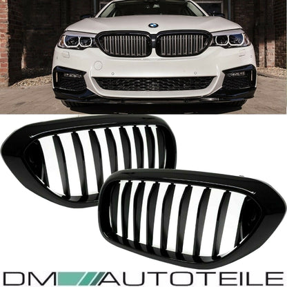 Set Sport-Performance Kühlergrill schwarz glänzend BMW 5er G30 G31 ab 2017-2020