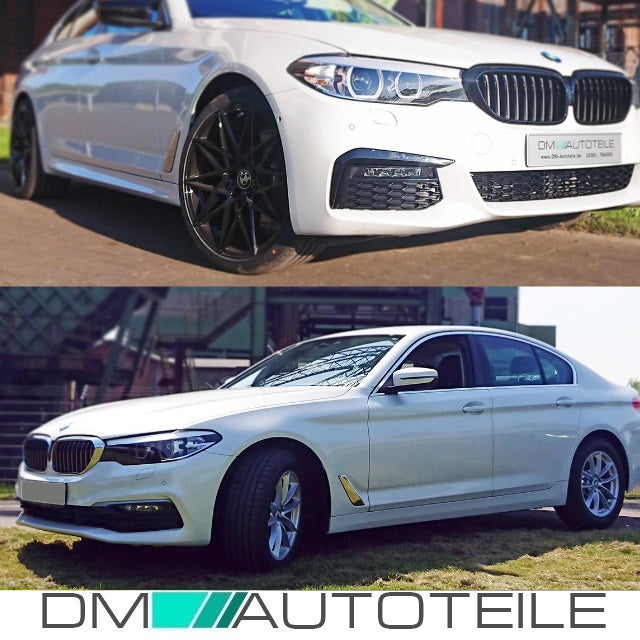 Set Sport-Performance Kühlergrill schwarz glänzend BMW 5er G30 G31 ab 2017-2020