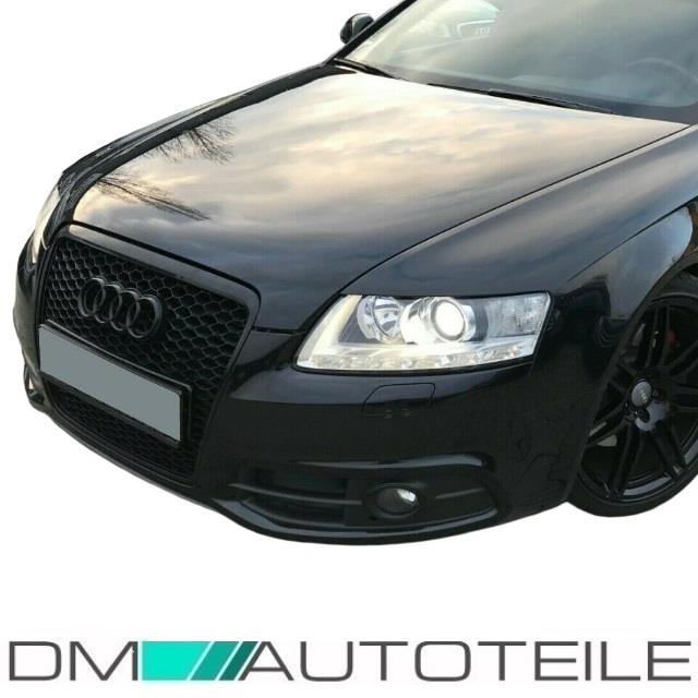 Set Klarglas Voll LED Nebelscheinwerfer Smoke passt für A4 B8 07-11 A6 4F 08-11 Q5 8R