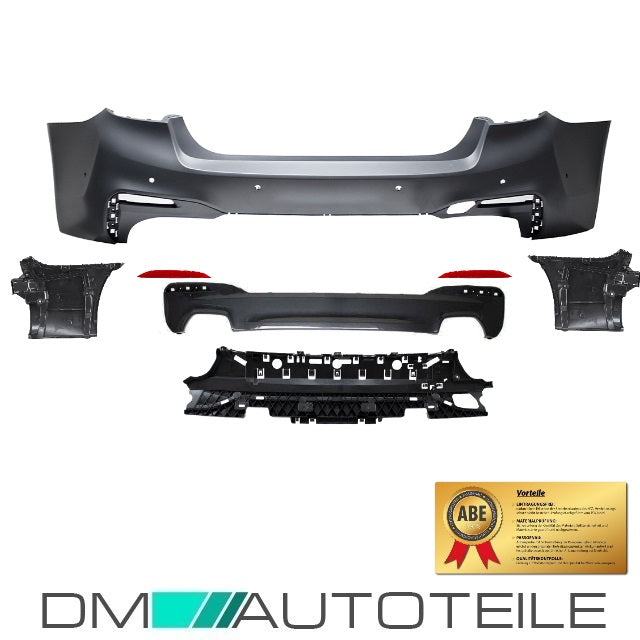 Sport Umbau Stoßstange Hinten PDC+ Zubehör passt für BMW 5er G30 auch M-Paket +ABE