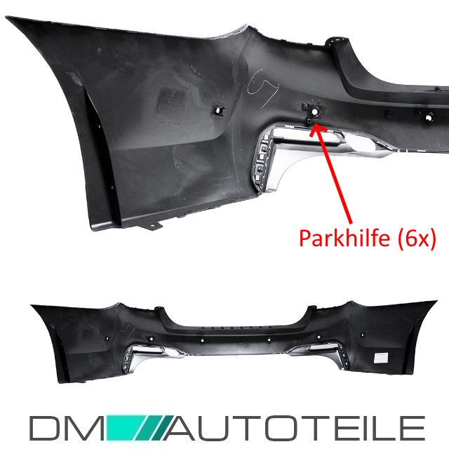 Sport Umbau Stoßstange Hinten PDC+ Zubehör passt für BMW 5er G30 auch M-Paket +ABE