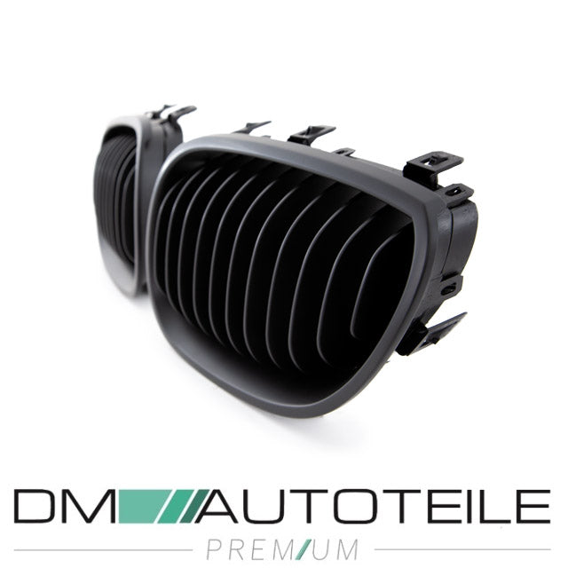 Set Kühlergrill Performance Schwarz Matt passend für BMW 5er E60 E61 Bj 03-10