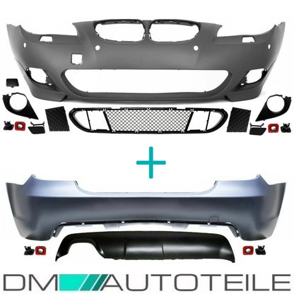 Set Bodykit Stoßstange ABS grundiert Front+Heck+Zubehör für M-Paket passend für BMW E60 Limousine 03-07