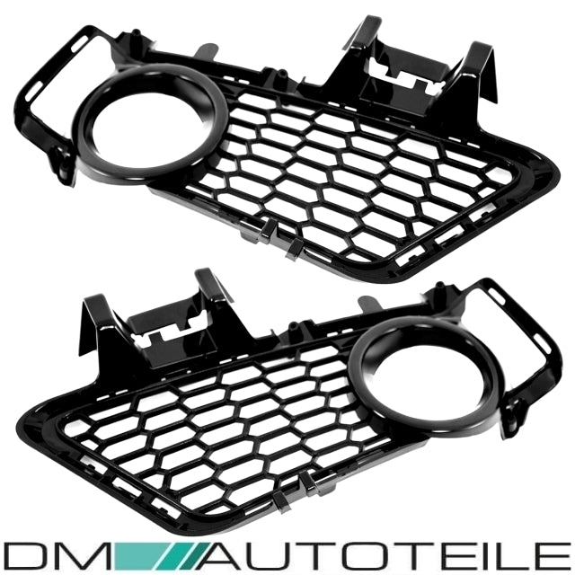 Stoßstangengitter Grill SET Schwarz glanz lackiert passt für BMW 3er F30 F31 M-Paket 11-19