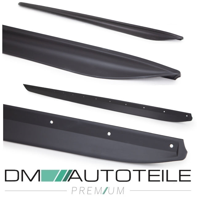 Set Sport-Performance Spoiler+Diffusor+Seitenschwelleransätze Schwarz Matt für den BMW 3er G20 G21 M-Paket ab 2019