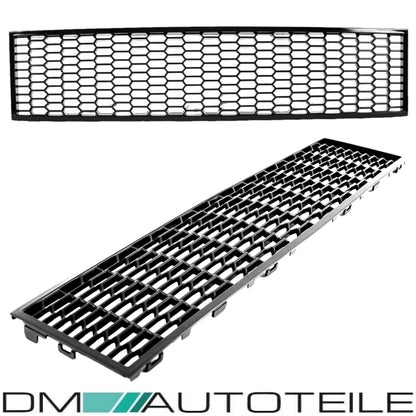 Set Stoßstangengitter 3-teilig mittig, rechts, links Schwarz Glanz nur für BMW 5er F10 F11 mit M-Paket 10-13