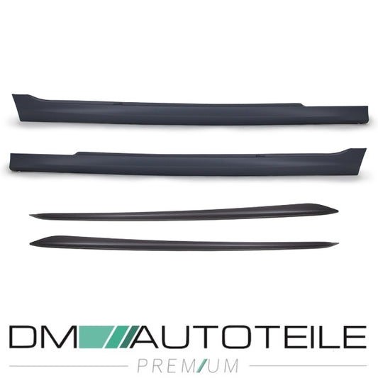 Set Sport Seitenschweller grundiert ohne Ambiente Licht passt für BMW 3er G20 G21 Serie + M-Paket + ABE