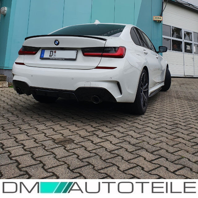 Sport-Performance Seitenschwelleransätze Ansatz Schwarz Matt passt für BMW 3er G20 G21 M-Paket ab 2019 + ABE
