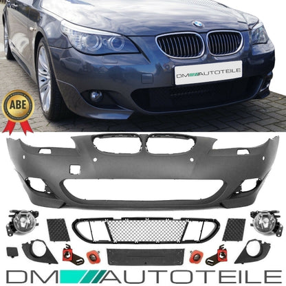 LCI Stoßstange vorne ABS PDC+NSW+Zubehör passt für BMW E60 E61 auch M-Paket *ABE