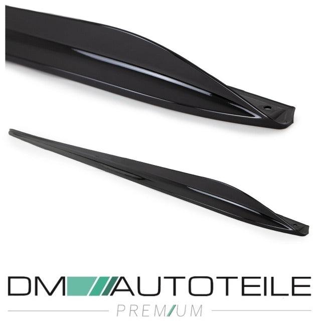Sport-Performance Seitenschwelleransätze Schwarz glanz passt für BMW 3er G20 G21 M-Paket + ABE