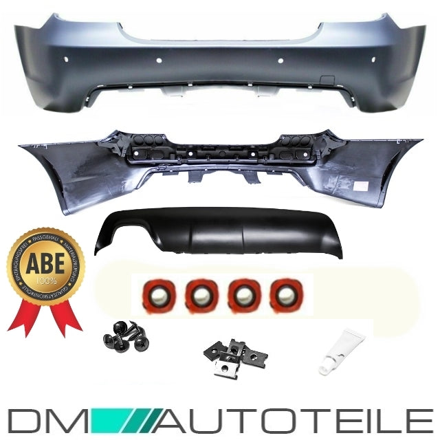 LCI Limousine Stoßstange Hinten PDC+Diffusor passt für BMW E60 auch M +ABE 07-10