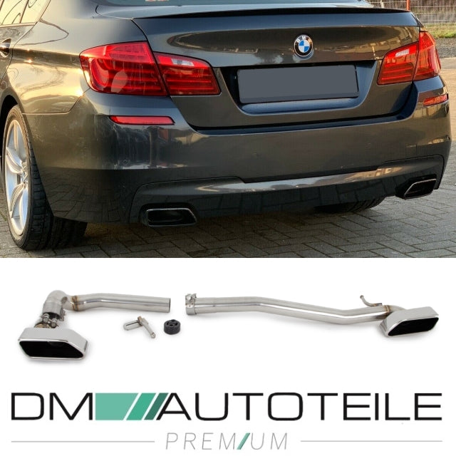 Auspuffanlage Umbau Edelstahl Duplex passt für BMW 5er F10 F11 Modell 535 M550