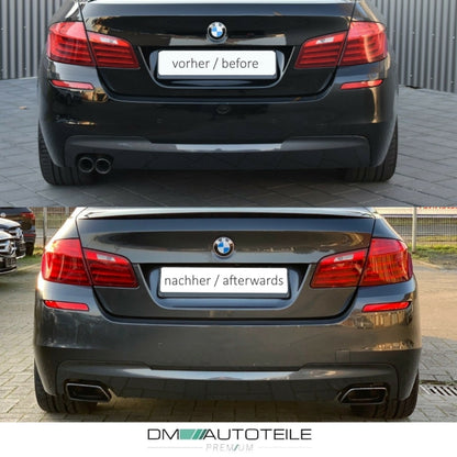 Auspuffanlage Umbau Edelstahl Duplex passt für BMW 5er F10 F11 Modell 535 M550