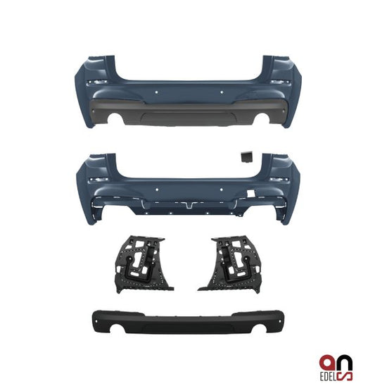 AN Umbau 535i 535d Sport Stoßstange hinten 4x PDC passt für BMW 5er F07 Gran Turismo GT Serie & M-Paket 09-13